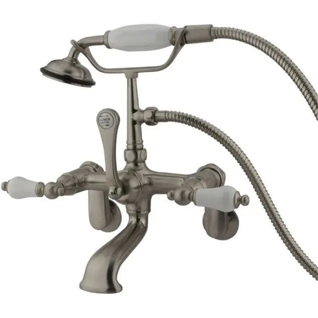 Kingston Brass CC55T Vintage Wall Mount Tub Filler with Adjustable Centers
