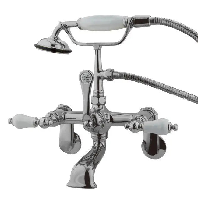 Kingston Brass CC55T Vintage Wall Mount Tub Filler with Adjustable Centers