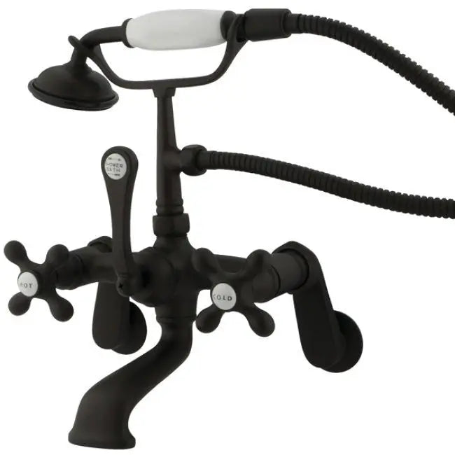 Kingston Brass CC57T Vintage Wall Mount Tub Filler with Adjustable Centers