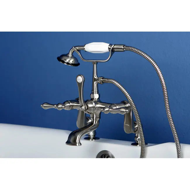 Kingston Brass CC651T Vintage Deck Mount Tub Filler with Adjustable Centers