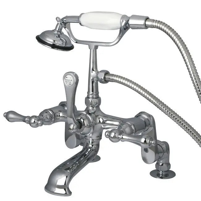 Kingston Brass CC651T Vintage Deck Mount Tub Filler with Adjustable Centers