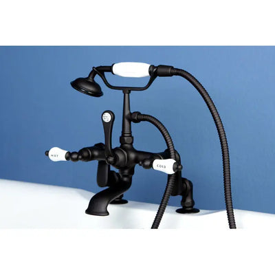 Kingston Brass CC653T Vintage Deck Mount Tub Filler with Adjustable Centers