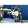 Kingston Brass CC653T Vintage Deck Mount Tub Filler with Adjustable Centers