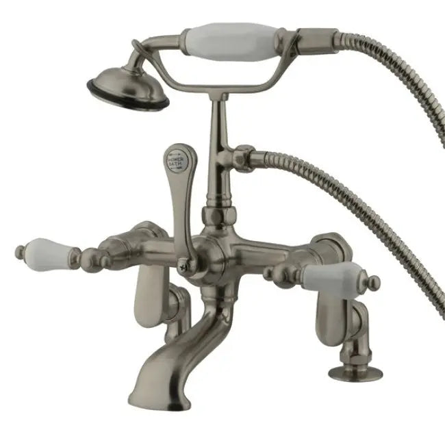 Kingston Brass CC655T Vintage Deck Mount Tub Filler with Adjustable Centers