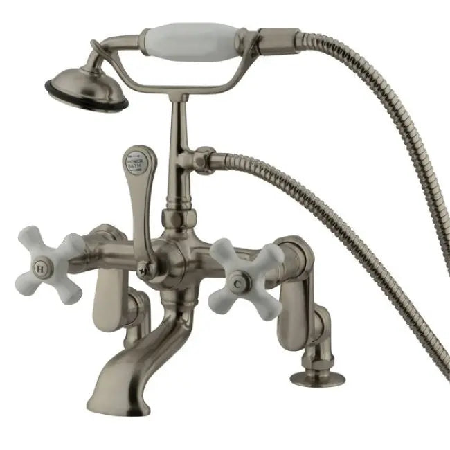 Kingston Brass CC659T Vintage Deck Mount Tub Filler with Adjustable Centers