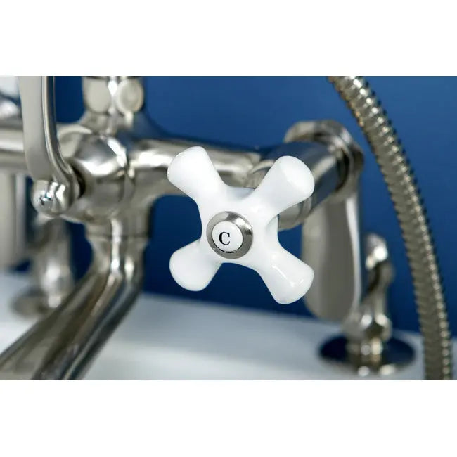 Kingston Brass CC659T Vintage Deck Mount Tub Filler with Adjustable Centers