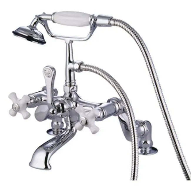 Kingston Brass CC659T Vintage Deck Mount Tub Filler with Adjustable Centers