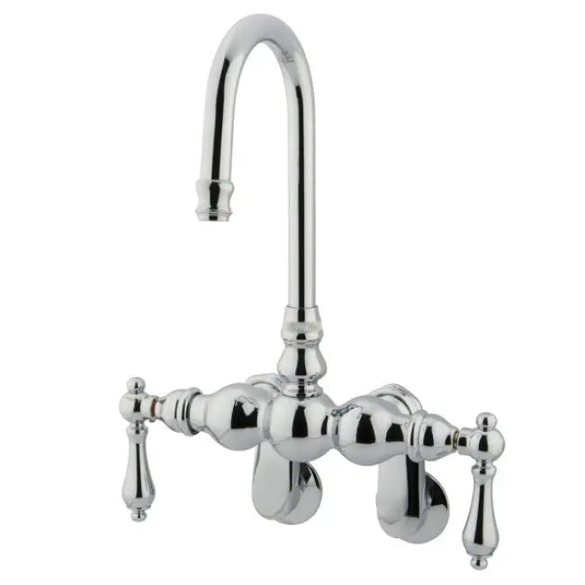 Kingston Brass CC81T Vintage Wall Mount Tub Filler with Adjustable Centers