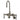 Kingston Brass CC85T Vintage Wall Mount Tub Filler with Adjustable Centers - detail view