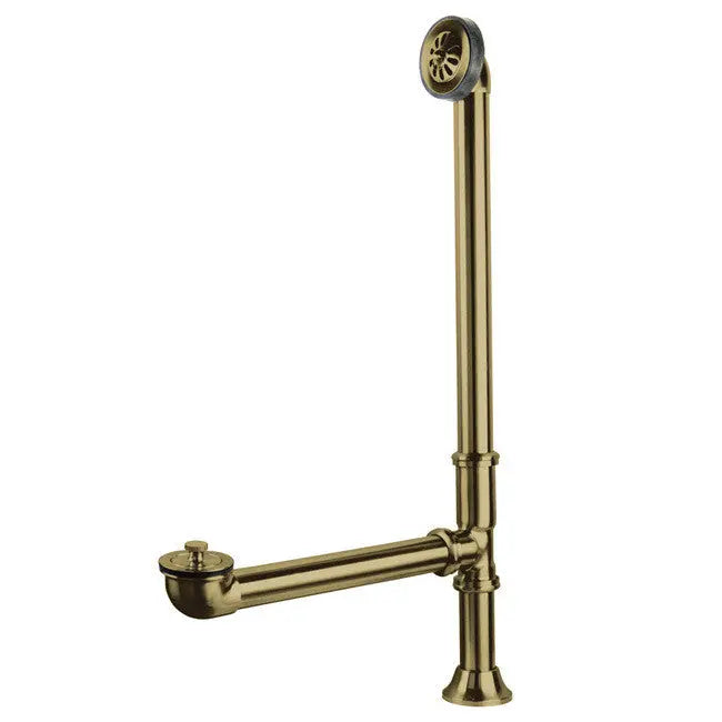 Kingston Brass Vintage CC208X Brass Lift and Turn Tub Waste and Overflow