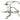 Kingston Brass Vintage CC543T Three-Handle 2-Hole Tub Wall Mount Clawfoot Tub Faucet with Hand Shower Kingston Brass