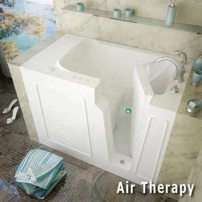 MediTub 2952 Series 29 x 52 Gelcoat Fiberglass Walk-In Bathtub SW Corp