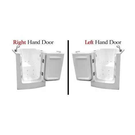 MediTub 3238 Series 32 x 38 Acrylic Fiberglass Walk-In Bathtub SW Corp