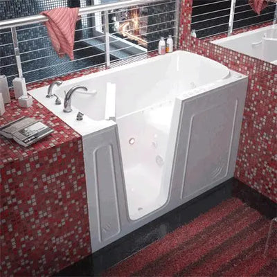 MediTub 3260 Series 32 x 60 Acrylic Fiberglass Walk-In Bathtub