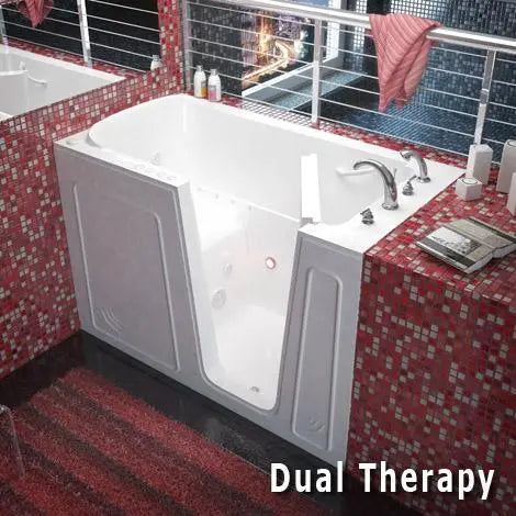 MediTub 3260 Series 32 x 60 Acrylic Fiberglass Walk-In Bathtub SW Corp