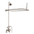 Barclay Products 4063 Tub/Shower Converto Unit with Faucet – Elephant Spout, Shower Ring, Riser, Showerhead