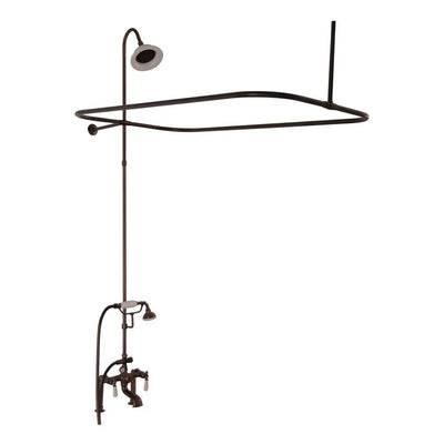 Barclay Products 4063 Tub/Shower Converto Unit with Faucet – Elephant Spout, Shower Ring, Riser, Showerhead