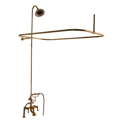 Barclay Products 4063 Tub/Shower Converto Unit with Faucet – Elephant Spout, Shower Ring, Riser, Showerhead