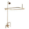 Barclay Products 4063 Tub/Shower Converto Unit with Faucet – Elephant Spout, Shower Ring, Riser, Showerhead