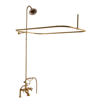 Barclay Products 4063 Tub/Shower Converto Unit with Faucet – Elephant Spout, Shower Ring, Riser, Showerhead