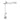 Barclay Products Clawfoot Tub/Shower Converto Unit with Handshower - side view