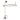 Barclay Products Clawfoot Tub/Shower Converto Unit with Handshower - dimensions diagram