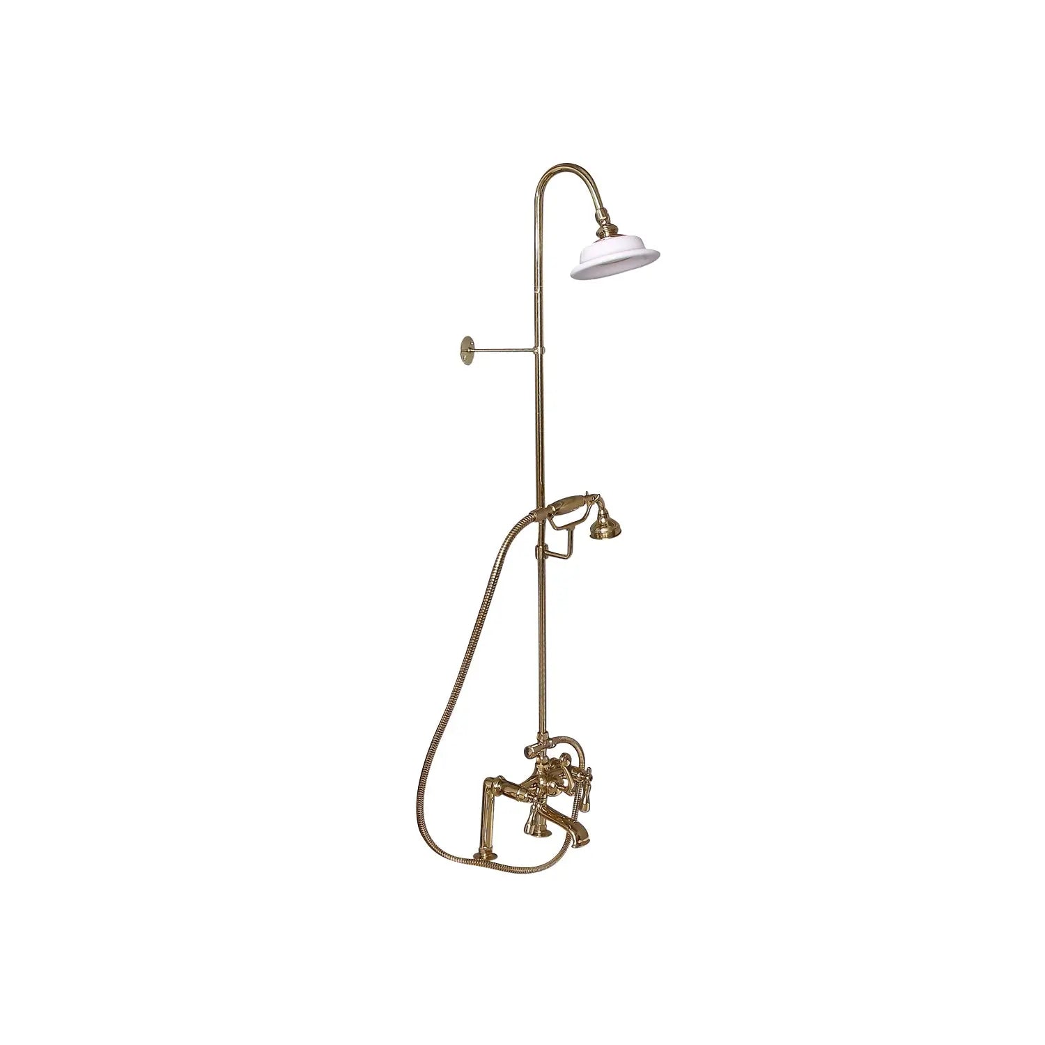 Barclay Products Clawfoot Tub/Shower Converto Unit with Handshower