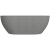 ALFI Brand ABCO59TUB 59" Solid Concrete Oval Freestanding Bathtub