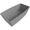 ALFI brand ABCO71TUB 71" Solid Concrete Rectangular Freestanding Bathtub