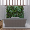 ALFI brand ABCO71TUB 71" Solid Concrete Rectangular Freestanding Bathtub