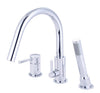 Barclay Shelby Roman Tub Faucet with Handshower 7801-ML