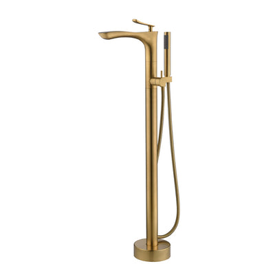 Barclay 7974 Kayla Freestanding Tub Filler with Hand-Shower