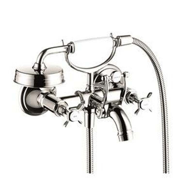 Axor Montreal Wall Mounted Tub Filler with Cross Handle