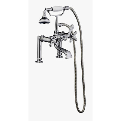 Barclay TKCTSH60-CP2 Griffin 61″ Cast Iron Slipper Premium Tub Kit with Polished Chrome Accessories