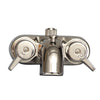 Barclay Products 195-S-PN Washerless Diverter Bathcock Polished Nickel in White Background