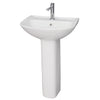Barclay Lara 510 Pedestal Lavatory Bathroom Sink single hole faucet