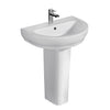 Barclay Harmony 800 Pedestal Lavatory Bathroom Sink Single hole faucet