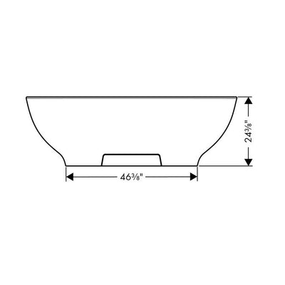 Axor Massaud Freestanding Tub (Chrome)