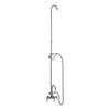 Barclay Products Tub/Shower Faucet with Handheld Shower Polished Chrome in White Background