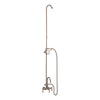 Barclay Products Clawfoot Tub/Shower Converto Unit with Handheld Shower Polished Nickel in White Background