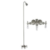 Barclay Products 4030-PL-CP Clawfoot Tub/Shower Converto Unit with Diverter Faucet polished Chrome in White Background