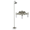 Barclay Products 4031-PL-CP Clawfoot Tub/Shower Converto Unit with Diverter Faucet Polished Chrome in White Background