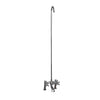 Barclay Products Clawfoot Tub Filler Polished Chrome in White Background