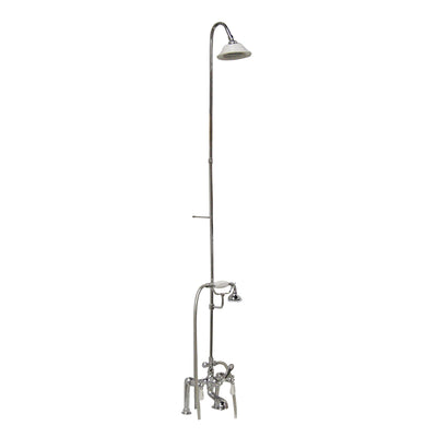 Barclay Products Tub/Shower Converto Unit – Elephant Spout with Handshower Polished Chrome in White Background