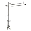 Barclay Products Tub/Shower Converto Unit – Elephant Spout, Shower Ring, Riser, Showerhead - Affordable Cheap Freestanding Clawfoot Bathtubs Tub