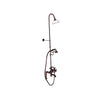 Barclay Products Clawfoot Tub/Shower Converto Unit with Handshower Oil Rubbed Bronze in White Background