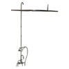 BARCLAY PRODUCTS 4143 CODE RECTANGULAR SHOWER UNIT - Handheld shower with cradle and 59” hose, For cast iron tub use only