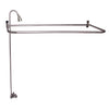 Barclay Products 4193-48-PN Rectangular “D” Shower Unit – 60″ x 26 Polished Nickel in White Background