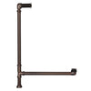 Barclay Products 5599PD-ORB Pivoting Leg Tub Drain Oil Rubbed Bronze in White Background