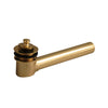 Barclay 5599TS Tub Shoe Drain - Lift & Turn - Polished Brass
